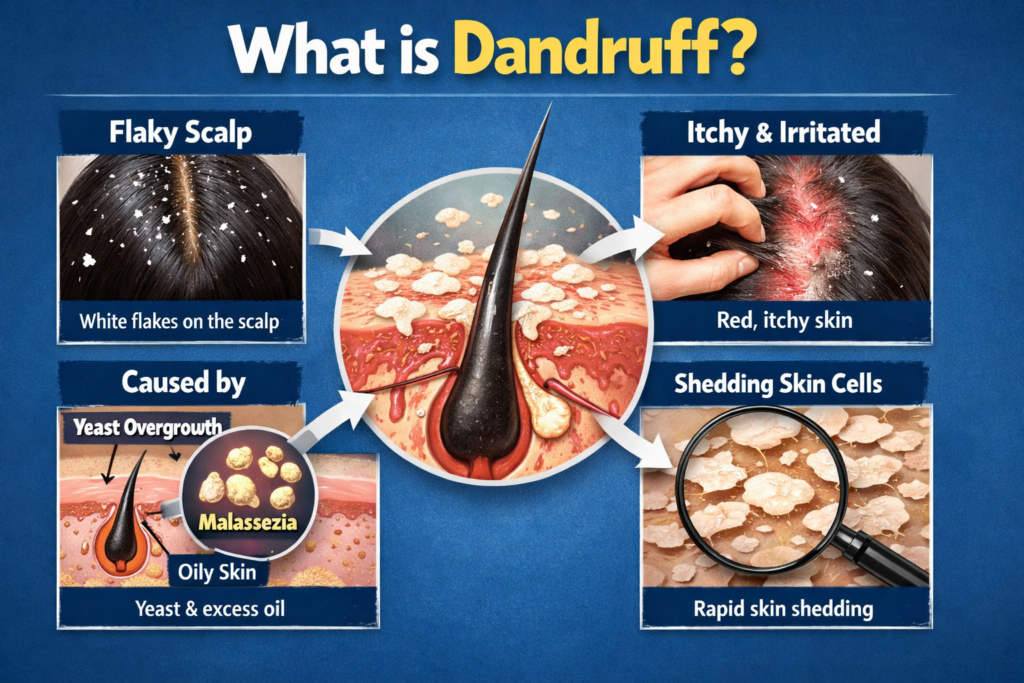 what is dandruff
